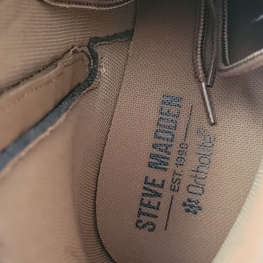 Steve Madden Men's Tan/Brown Chukka Lace-Up Boots - Picture 5 of 8